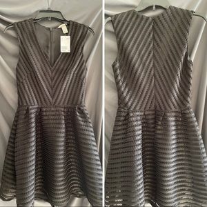 Sleeveless black cocktail dress